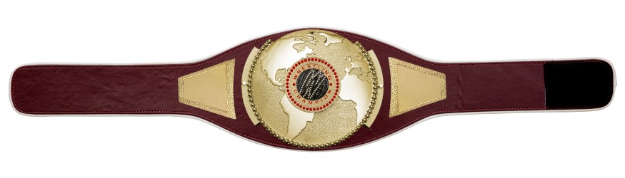 WRESTLING CHAMPIONSHIP BELT PROGLOBE/G/WRESTGEMG - AVAILABLE IN 6+ COLOURS